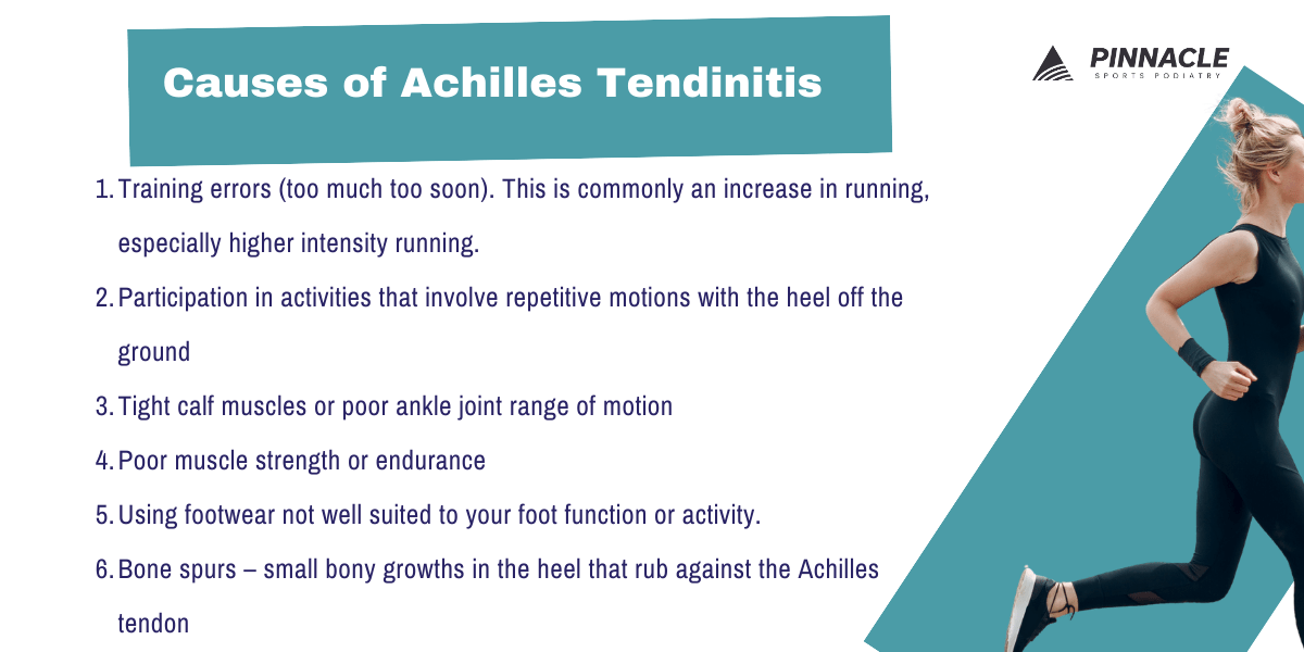 Causes of Achilles Tendinitis
