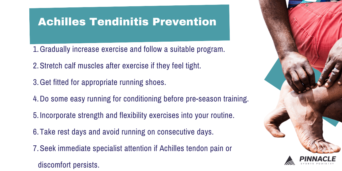 Achilles Tendinitis Prevention